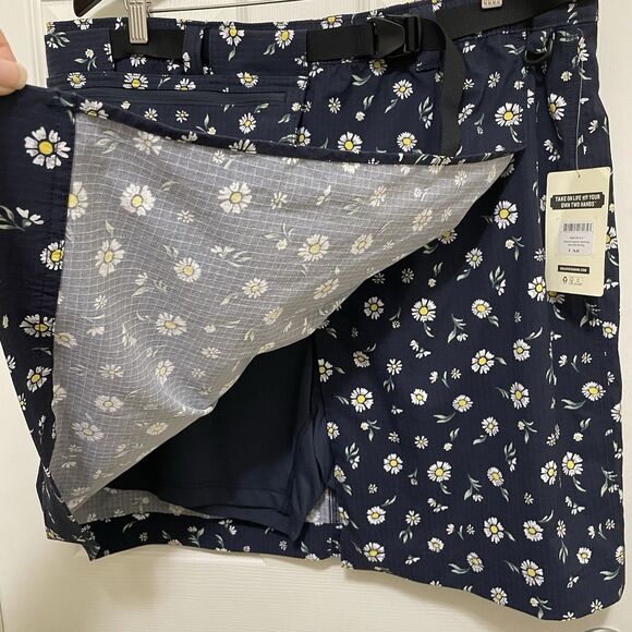 NEW‎ Duluth Trading Heirloom Gardening Skort w/ Belt Bag Blue Floral X-Large XL - Picture 4 of 13